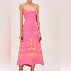 ALEXIS- MIDI DRESS- PERFECT CONDITION